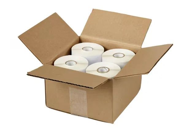 Avery&reg; Direct Thermal Shipping Labels, 4" x 6", White, Permanent, 4 Rolls, Total of 880 Labels (4157)