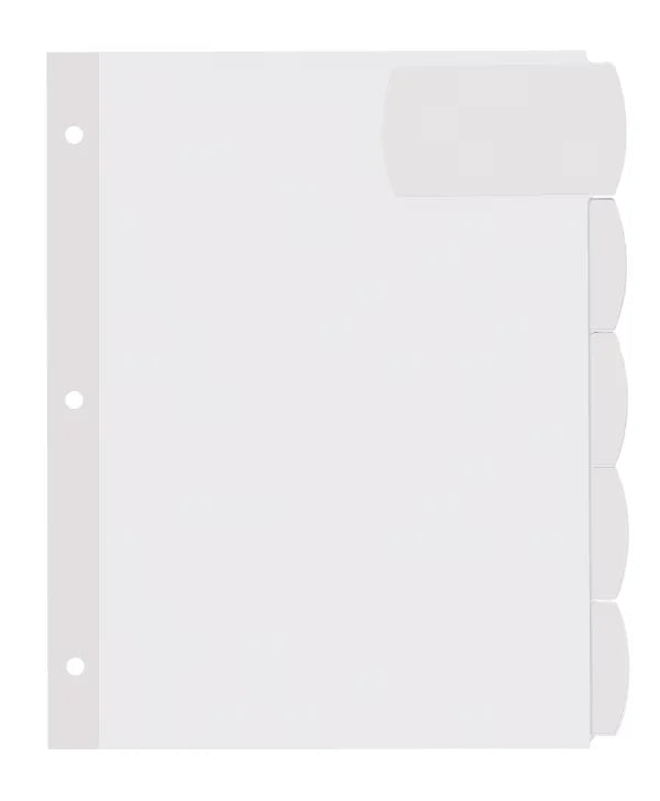 Avery&reg; Big Tab&trade; Large  Label Dividers, Easy Peel&reg; Labels, 5 Tabs, 4 Sets (14438)