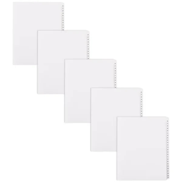 Avery&reg; 26-50 Legal Exhibit Dividers for 3 Ring Binders, 25-Tab Sets, Allstate&reg; Style, 5 Binder Divider Sets (21702)