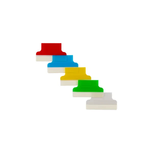 Avery&reg; Insertable Tabs, Self-Adhesive, Printable Inserts, 1" Assorted Colors, 25 Tabs (16219)