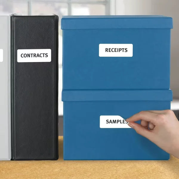 Avery&reg; Multiuse Removable Labels with Sure Feed&trade;, 1" x 2 5/8", 750 White Labels (6460)