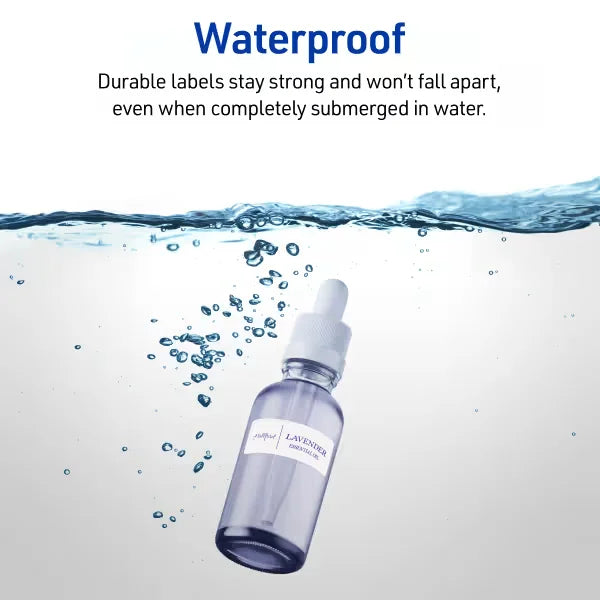 Waterproof Labels with Ultrahold&reg; Permanent Adhesive, Sure Feed&trade;, TrueBlock&reg;, Laser, 15,000 Labels, 1" x 2-5/8" (95520)