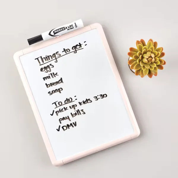 Avery® Marks A Lot® Dry Erase Marker, Desk-Style, Chisel Tip White Board Marker, Black (24408)
