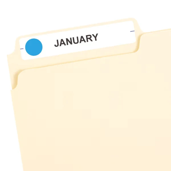 Avery&reg; Color-Coding Removable Labels, 1/2 Inch Round Stickers, Light Blue, Non-Printable, 840 Dot Stickers Total (5050)