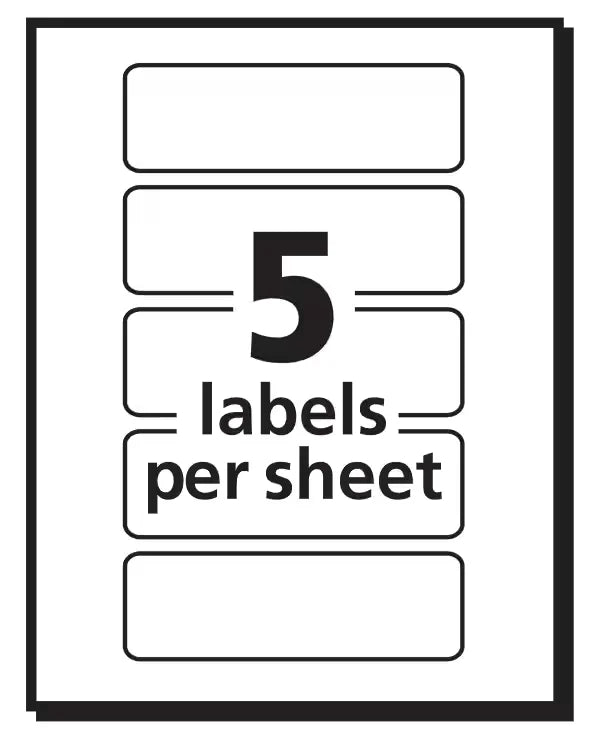 Avery&reg; Removable Color-Coding Labels, Removable Adhesive, Assorted Neon Colors, 1" x 3", 200 Labels (5481)