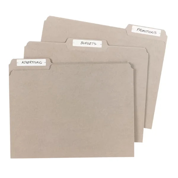 Avery&reg; File Folder Labels, 5/8" x 2-3/4" File Labels, White, Non-Printable, 156 Filing Labels Total (6141)