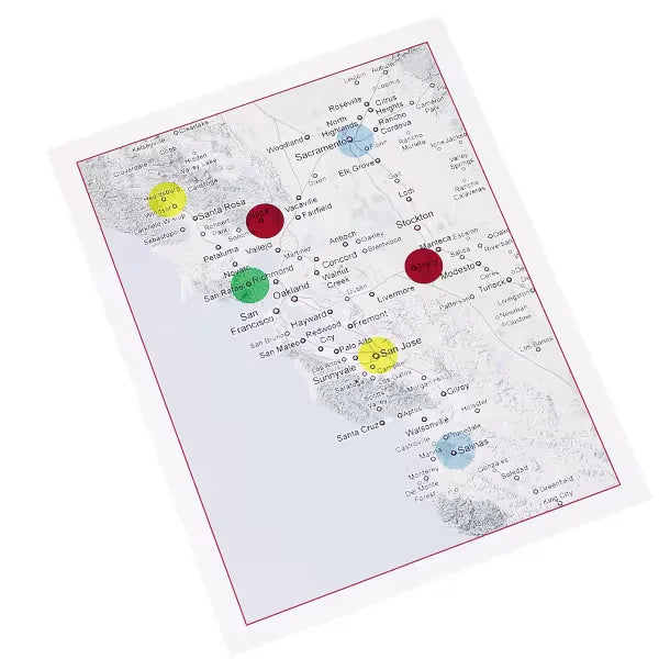 Avery&reg; See-Through Color-Coding Removable Labels, 3/4" Diameter, Translucent Colors, Non-Printable, 1,015 Dot Stickers Total (5473)