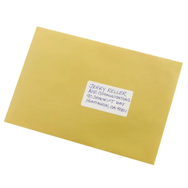 Avery&reg; Multi-Use Permanent Labels, 1-1/2" x 2-3/4", White, Non-Printable, 76 Rectangle Labels Total (6117)