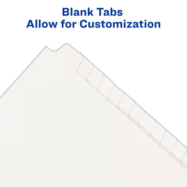 Avery&reg; Standard Collated Legal Dividers Avery Style, Letter Size, Blank Tab Set (11959)